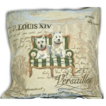 Tache 2 Piece 18 X 18 Inch Antique Vintage Old World Afternoon Stroll Decorative Tapestry Throw Pillow Cushion Cover Set Tache 2 Piece 18 X 18 Inch Antique Vintage Old World Afternoon Stroll Decorative Tapestry Throw Pillow Cushion Cover Set